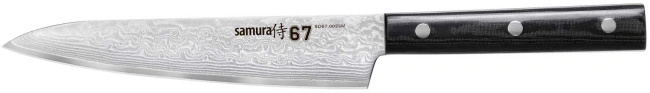 Nóż uniwersalny Samura Damascus 67, ostrze 15 cm, rękojeść z mikarty