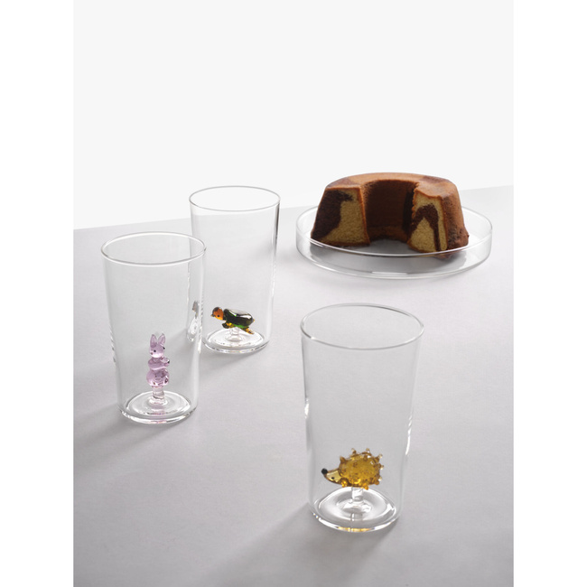 Szklanki longdrink ze ślimakiem 13 cm - Ichendorf Milano
