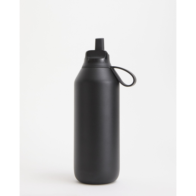 Butelka termiczna Chilly's Series 3 Flip ze słomką, 500 ml, Onyx