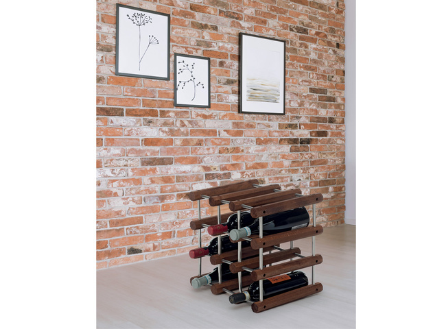 Stojak na butelki Foppapedretti IlCantiniere Walnut – orzech