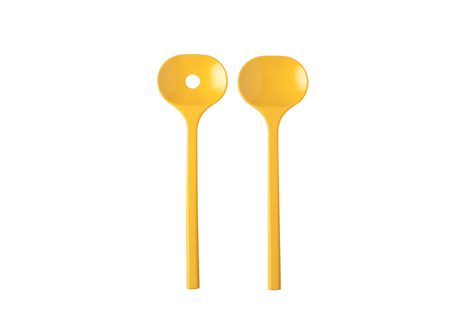 Zestaw łyżek do sałaty Bloom Pebble Yellow - Mepal