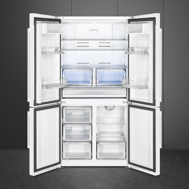 Smeg - Chłodz.-zamraż., Frenchdoor, UNIVERSAL - biały