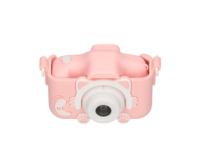 Extralink Kids Camera H27 Single Różowy - Aparat Cyfrowy - 1080p 30fps, Wyświetlacz 2.0"