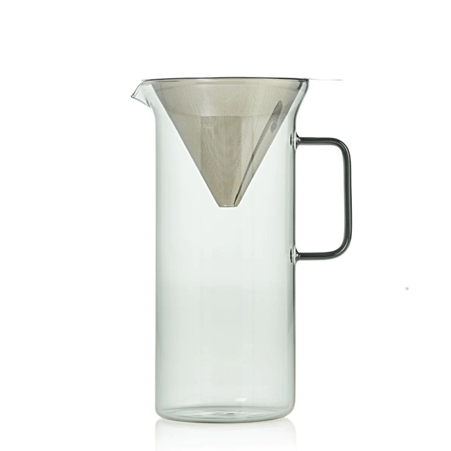 Zaparzacz przelewowy impact, szary 1000ml - Adhoc