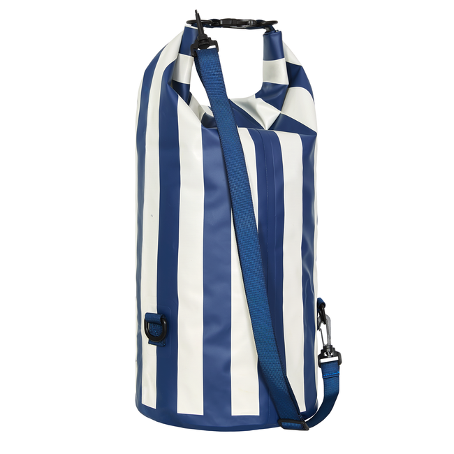 Torba wodoodporna Dock & Bay Whitsunday Blue z zamknięciem rolowanym i paskami plecaka