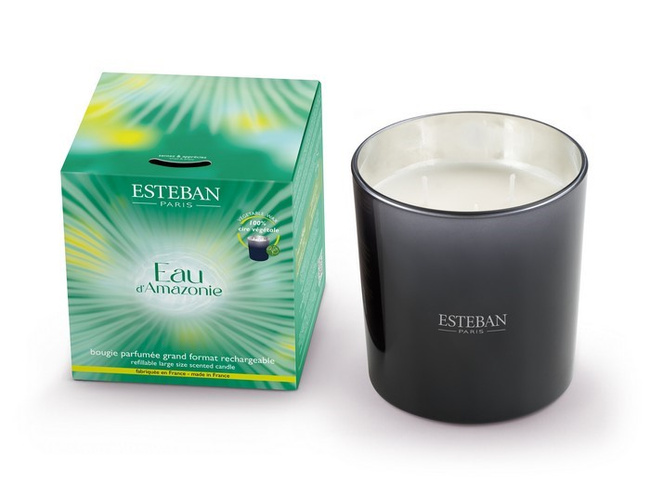 Świeca zapachowa Xl 450g Eau d'amazonie - Esteban