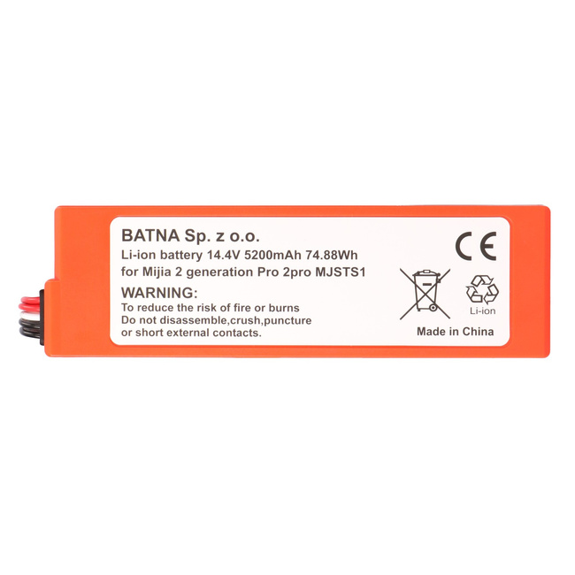Extralink | Bateria, akumulator do odkurzacza | zamiennik dla Xiaomi Mop p/Mop Pro2 Pro 2pro Mmjsts1 14.4V 5200mAh