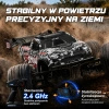 Samochód RC Extralink SC10 Brushless 4WD w skali 1:10, czarny Extreme Truck
