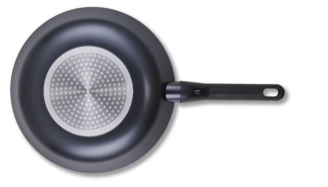 Wok Brabantia Onyx 28 cm 101813, czarny, pojemność 4 l