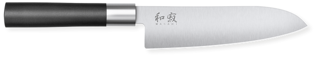 Nóż santoku 16,5 cm wasabi black - kai