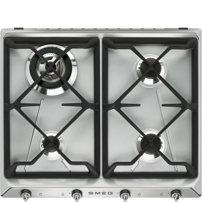 Smeg - Płyta gazowa, 60 cm, Victoria, inox Sr964xgh Victoria