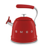 Smeg - Czajnik z gwizdkiem, czerwony 50's style WKF01RD