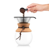 Bodum zaparzacz do kawy z filtrem stałym Pour Over 1l Cork