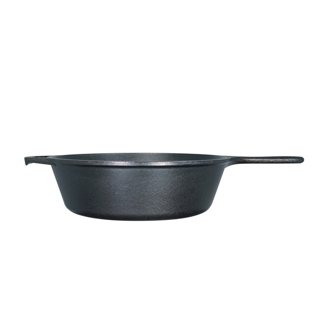 Patelnia Żeliwna Głęboka 26 Cm - Lodge