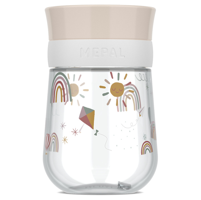 Kubek Dziecięcy Treningowy Do Nauki Picia Mio 300 Ml Sunshine & Rainbow - Mepal