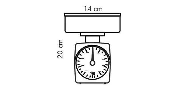 Waga kuchenna Accura 2.0 kg - Tescoma