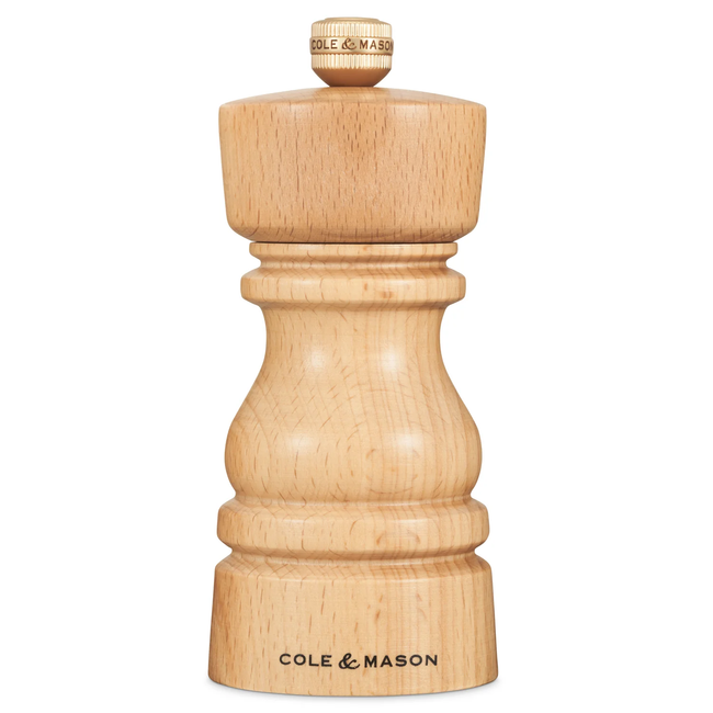 Młynek do pieprzu London natural beech 13 cm - Cole&mason