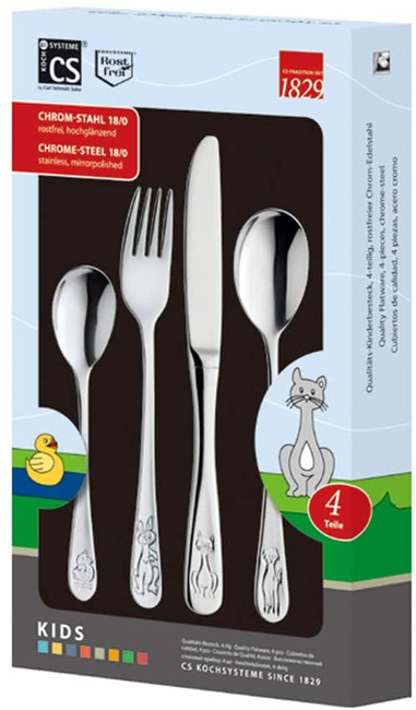 Sztućce dla dzieci Kids 4 el. 18/0 - Carl Schmidt Sohn
