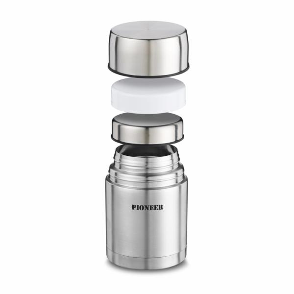Termos obiadowy pioneer 500 ml czarny - grunwerg