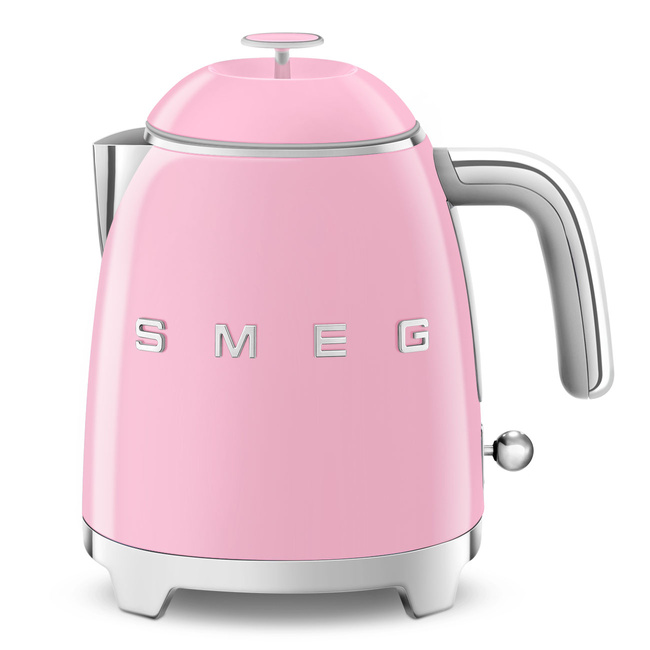 Smeg - Czajnik Mini, Pastelowy Róż 50's Style Klf05Pkeu Pastelowy Róż