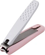 Obcinacz do paznokci KAI KQ2040 damski, różowy, z ostrzem 3D, 7 cm