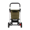 Wózek na zakupy Rolser Basket Freno Polar 4B2, khaki, 4 koła, torba 58 l