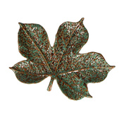 Patery Rituali Domestici Sfogliami w kształcie liścia figowego, kamionka, 2 szt., 22,5 x 17,5 cm