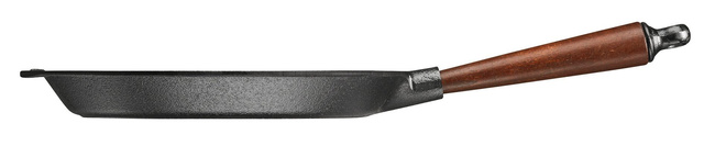 Duża patelnia żeliwna Skeppshult Traditional 28 cm, rączka bukowa