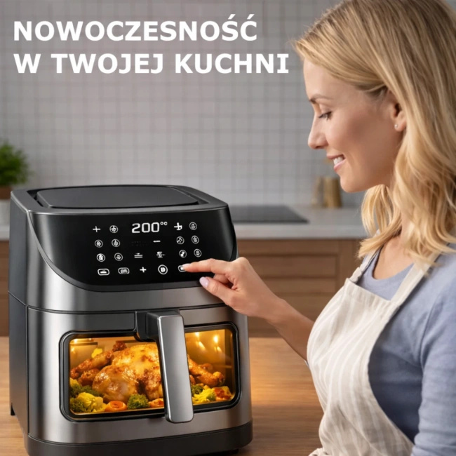 Extralink Home Air Fryer 8L EU | Frytkownica | 8L, 1800W