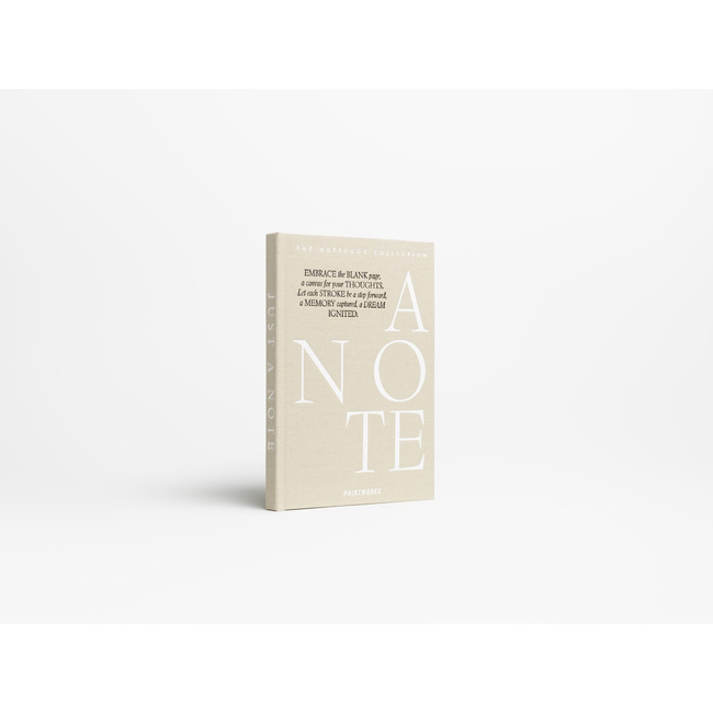 Notatnik - Just A Note, Beżowy Books - Printworks