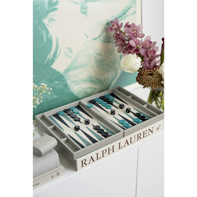 Reverra - Backgammon - Szaro/Zielony - Printworks