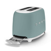 Smeg - Tostery na 2 kromki 50's style Tsf01Egmeu Szmaragdowy (mat)
