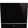 Smeg - Okap kuchenny Nowa Linea Kv26n Czarne szkło
