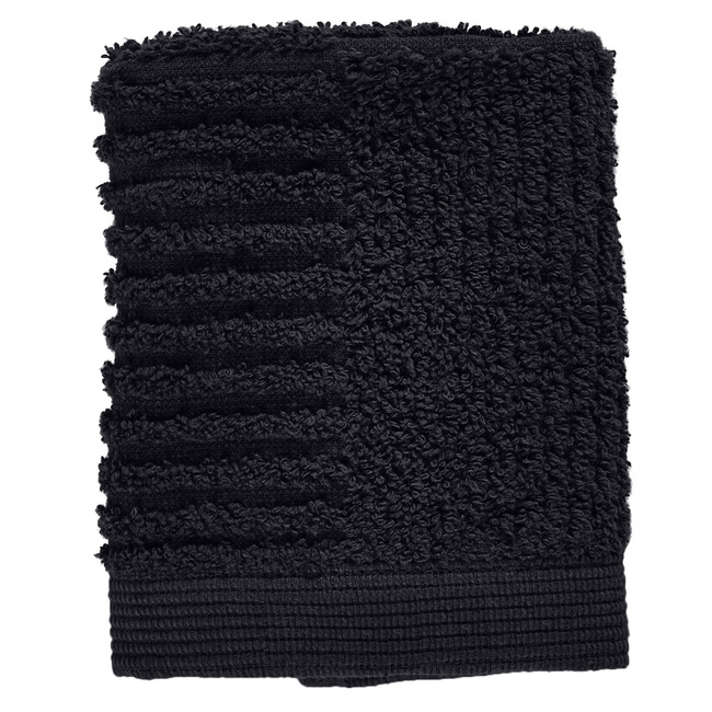 Ręcznik Do Twarzy 30 x 30 cm Classic Black 330492 - Zone Denmark