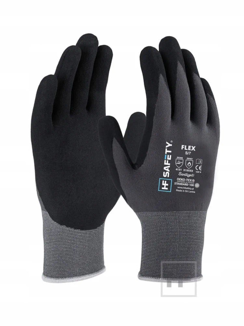 EXTRALINK HF Safety Flex Rękawice ochronne do pracy rozmiar 10 XL 1 para