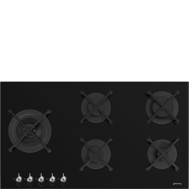 Smeg - Płyta gazowa, 90 cm, Classica, PV395LN CLASSICA - czarny