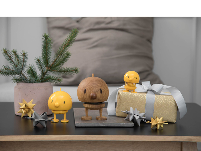 Figurka Hoptimist Bumble M Yellow Żółta Dekoracja Biurkowa Prezent
