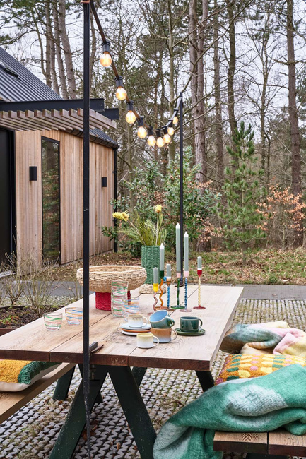 Świecznik Style Glass Green/Amber - Villa Collection