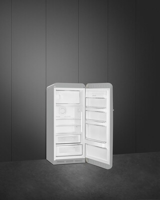 Smeg - Chłodziarko-zamrażarka FAB28RSV6 50'S RETRO STYLE - srebrny