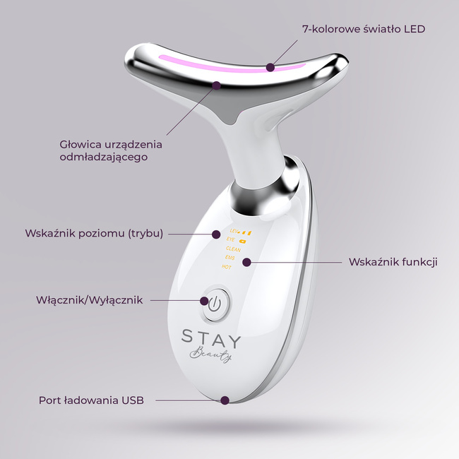 Extralink Stay Beauty S8 | Elektryczny masażer do szyi |