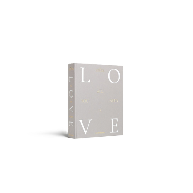 Album na zdjęcia Printworks All You Need Is Love XL, szary z czarnymi kartami