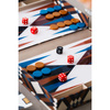 Backgammon Printworks Bazaar, plansza, pionki i kości, wzór marokański