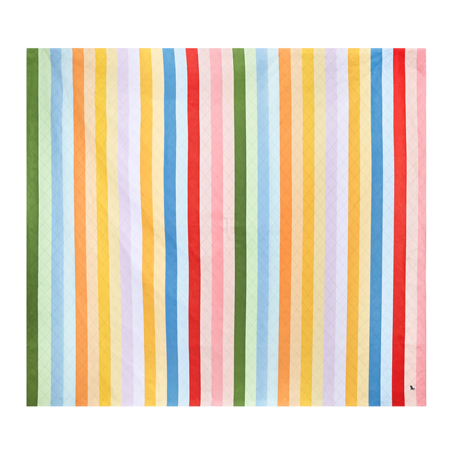 koce piknikowe do użytku na zewnątrz xl candy stripes - dock & bay - certyfikat GRS