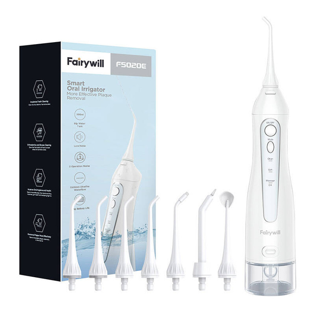 Irygator FairyWill FW-5020E 300 ml Biały