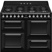Smeg - Kuchnia wolnost, 110cm, Victoria, TR4110BL1 VICTORIA - czarny