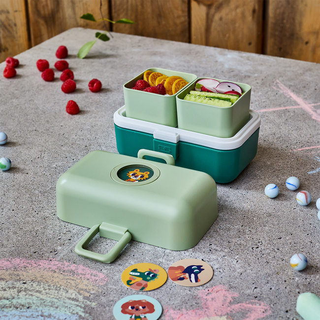 Monbento Tresor Lunchbox Dla Dzieci 0,8 L Green Forest