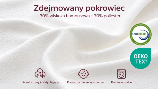Poduszka do karmienia Momcozy CozyPro NP006 z pianką memory, biała