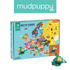 Mudpuppy Puzzle Mapa Europy z elementami w kształcie państw 5+