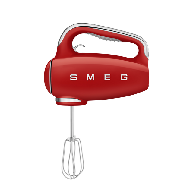 Smeg - Mikser ręczny, czerwony 50's Style HMF01RDEU Czerwony