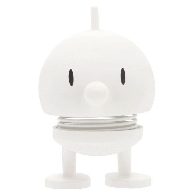 Figurka Hoptimist Soft Bumble S White, biała, 7,6 cm